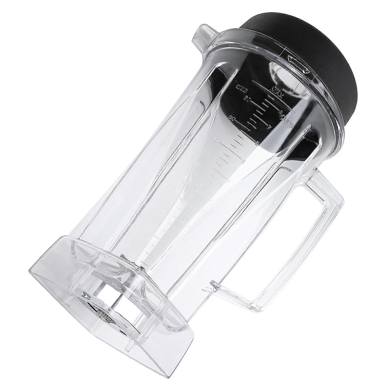 2L Juicer Container with Upper Cover Blade, 15cm Diameter, Transparent