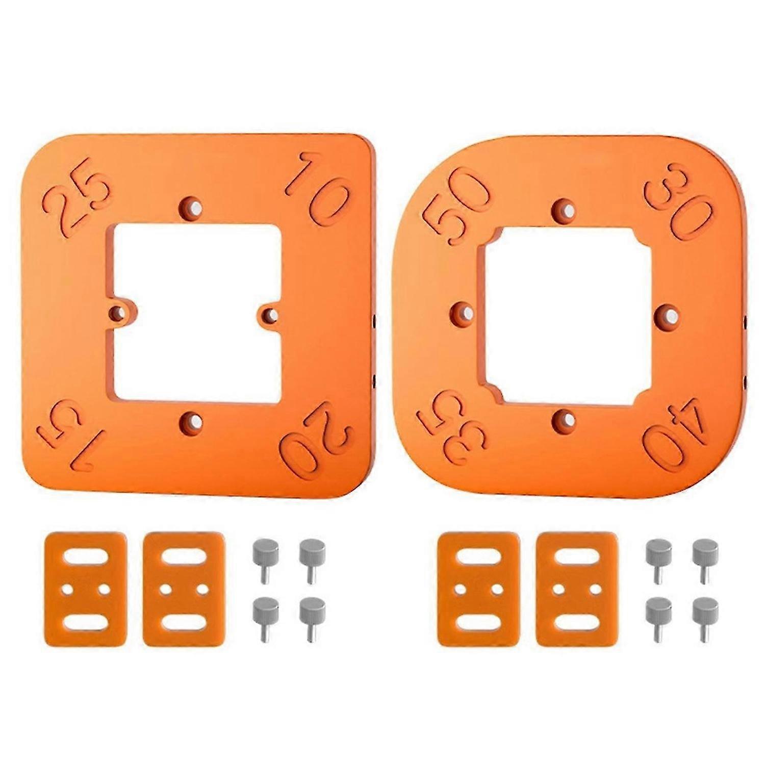 Wood Panel R10-R50 Router Table Bits Jig Arc Angle Corner Template