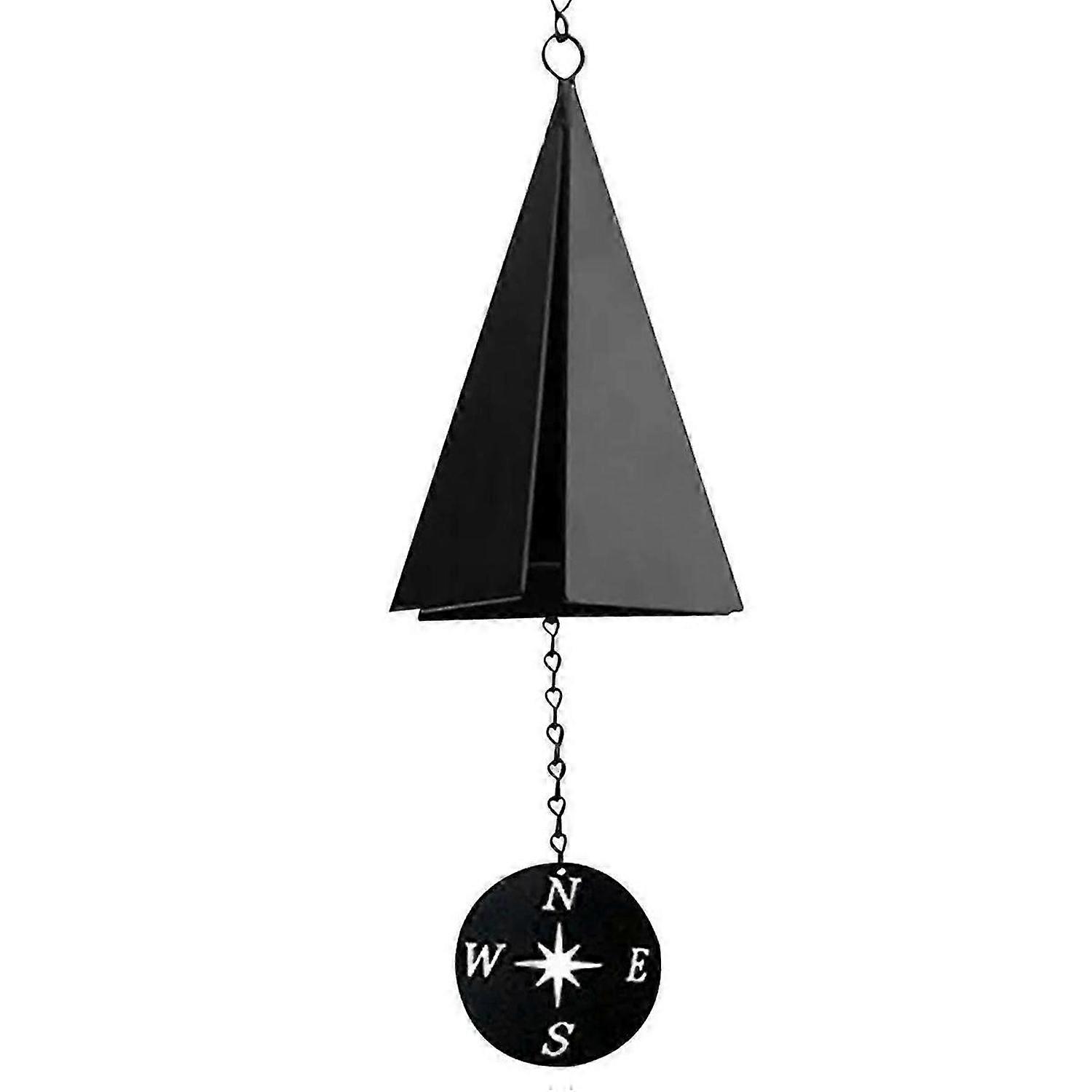 Compass Wind Chime Iron Triangle Wind Chime Pendant Decoration