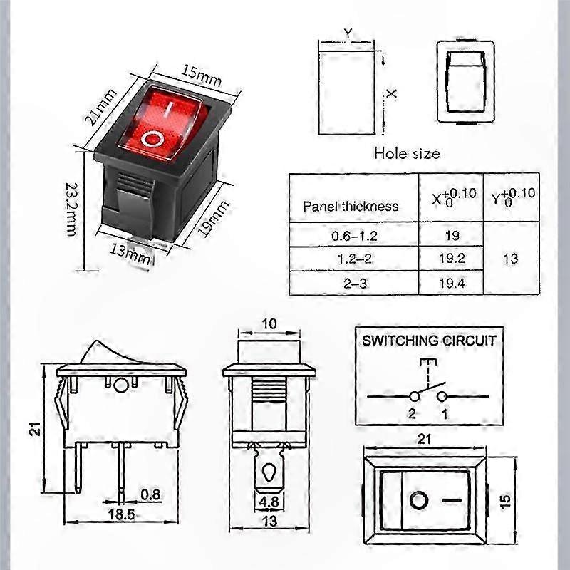 Waterproof Inline Power Switch, 12V DC 20A High Current IP67 Rated
