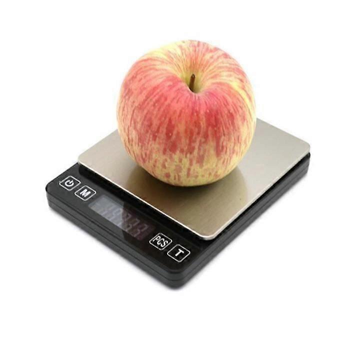 Mini Portable Electronic Kitchen Scale Digital Food Scale Max. 3000g