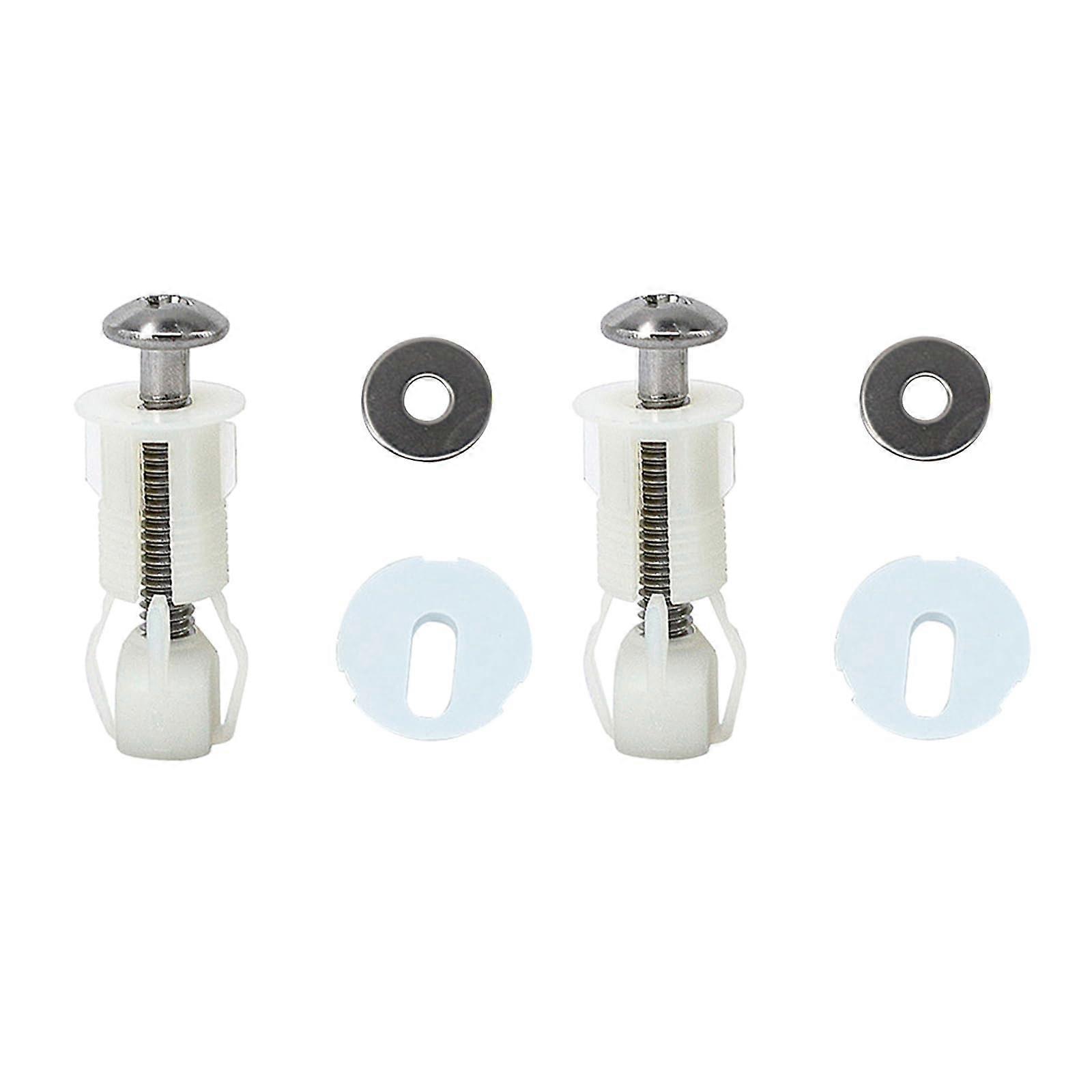 Toilet Hinges Screws 18mm 2 Pack Fixing, Compatible With Most Toilets, Easy Installation