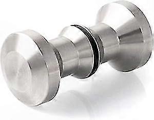 Stainless Steel Handle for Double Shower Doors, Pair of Round Knobs