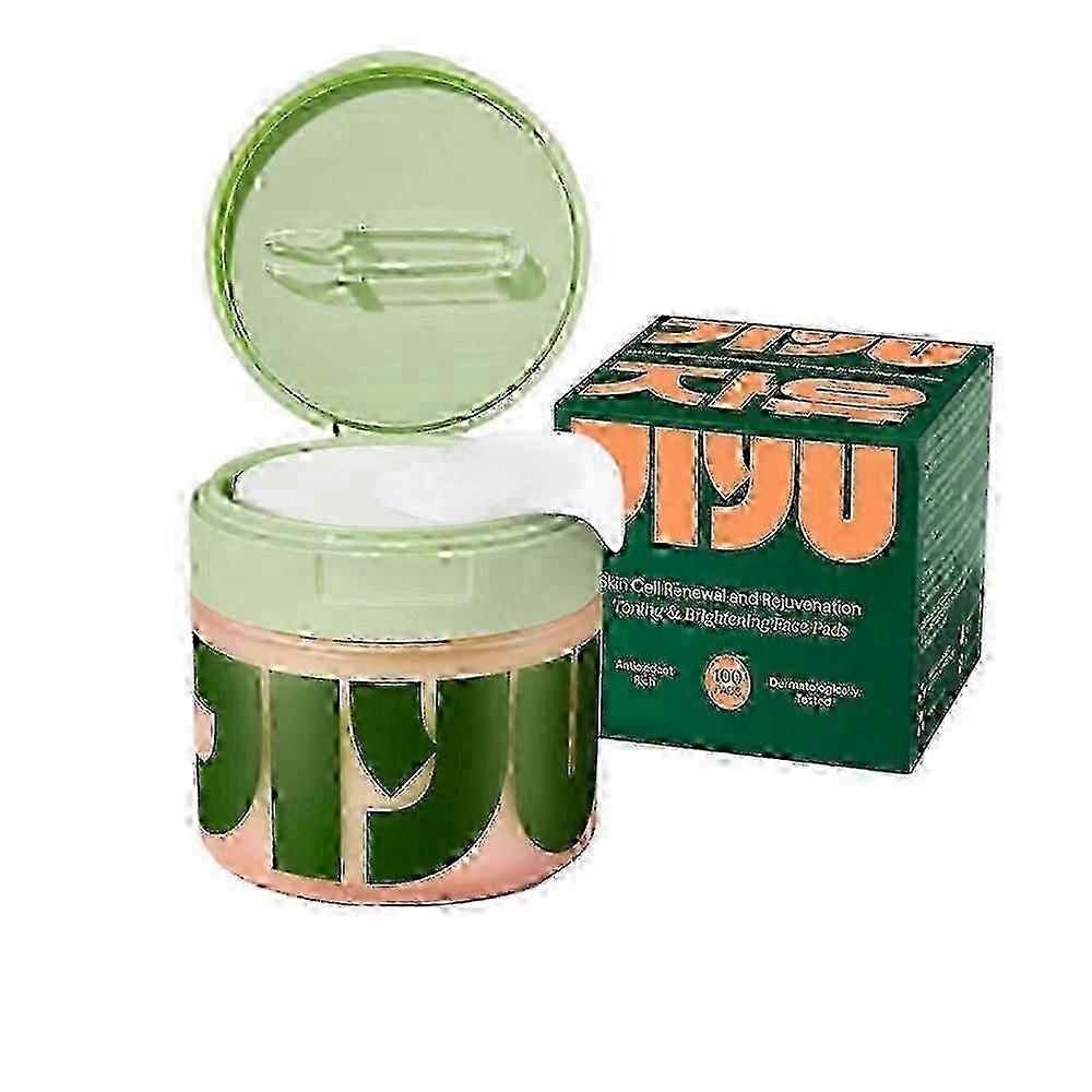 Jiyu Korean Skincare Anti-Aging Toner Pads for Reducing Dark Spots and Wrinkles in Daily Routine