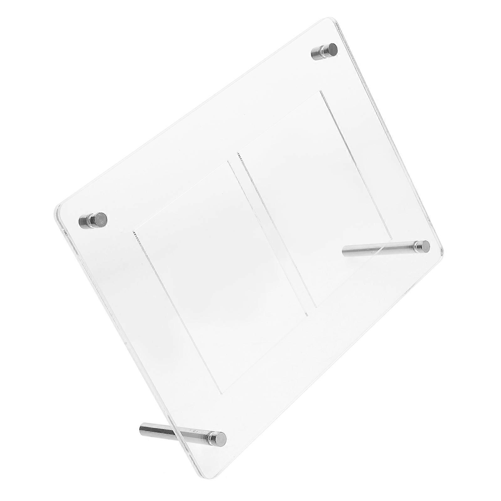 Trading Card Frame Holder Acrylic for Organizing 4Pcs Clear Game Card Rack