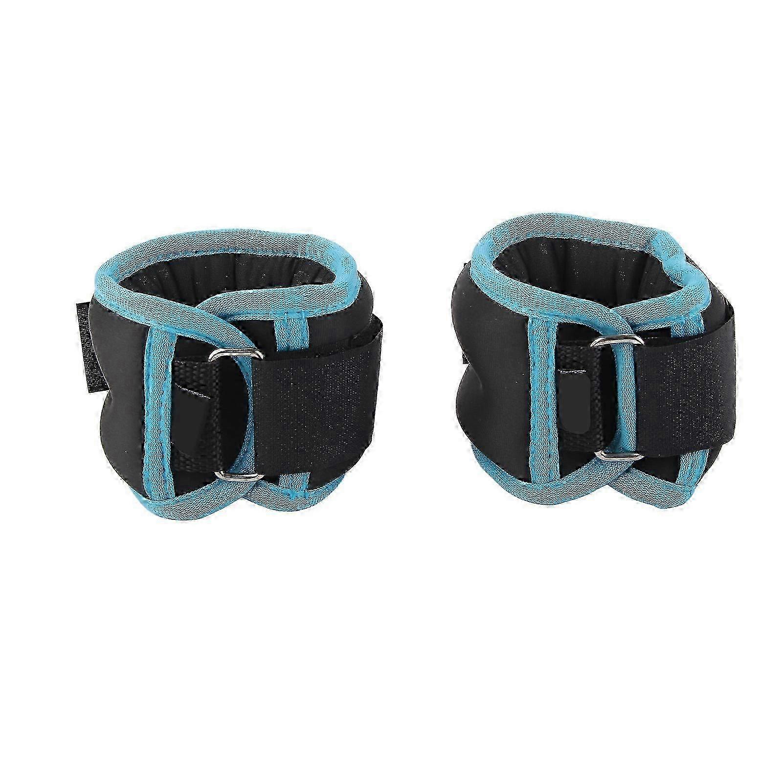 Adjustable Ankle Weights for Strength Training, 1.1lb Pair, Suitable for Running and Walking, Blue Black