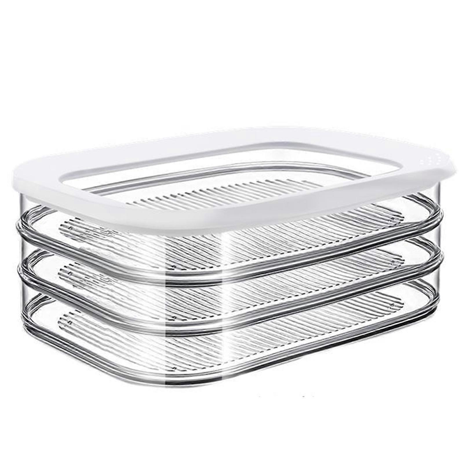 Stackable Fridge Containers For Easy Kitchen Storage Fridge Storage Containers With Lids Salami