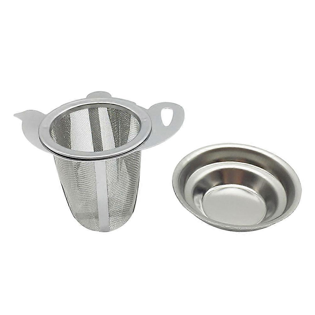 Loose Tea Steeper Stainless Steel Tea Filter for Residue 3Sets