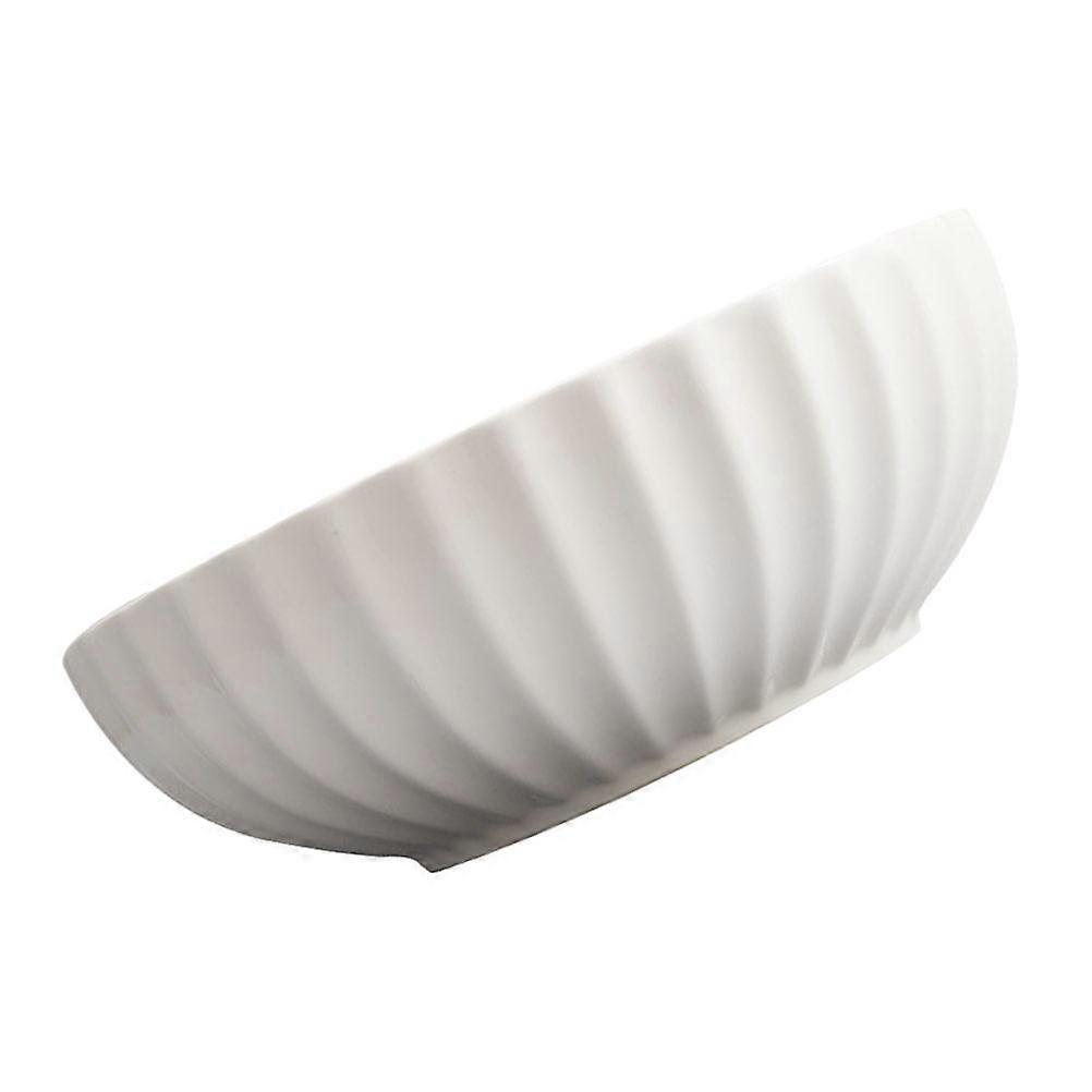 White Ceramic Soup Container 2Pcs Designed For Home Commercial Use Featuring Anti-Corrosion Square Shape