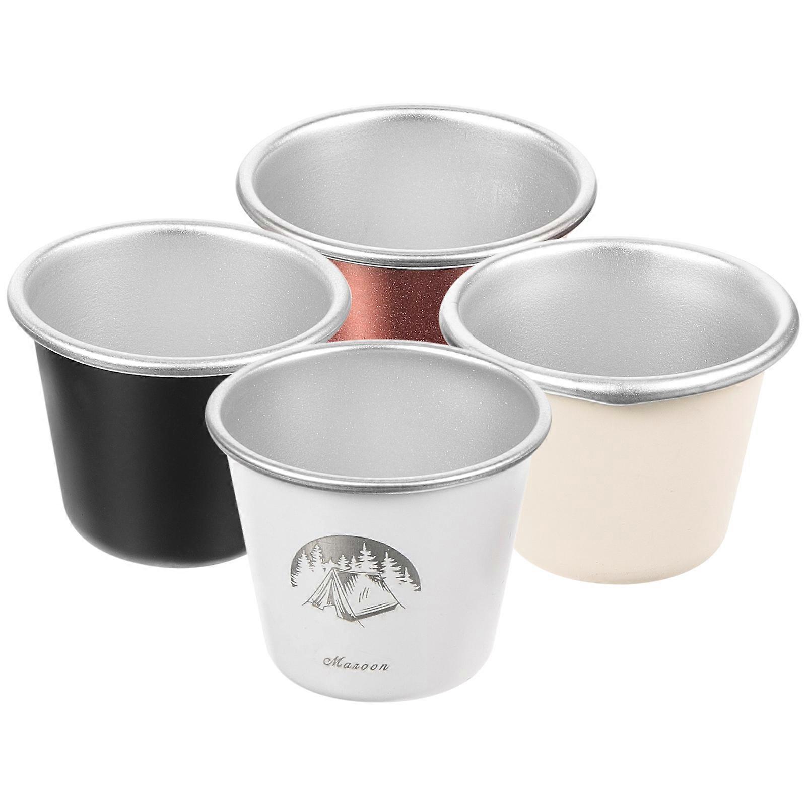 Convenient Water Cup Reusable Cups Home Accessory Beer Holder Assorted Color 4Pcs