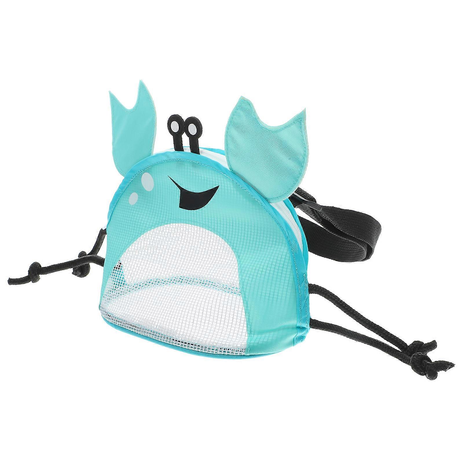 Shell Bags for Kids Crab Shape Bag for Beach Collecting 4Pcs Pack