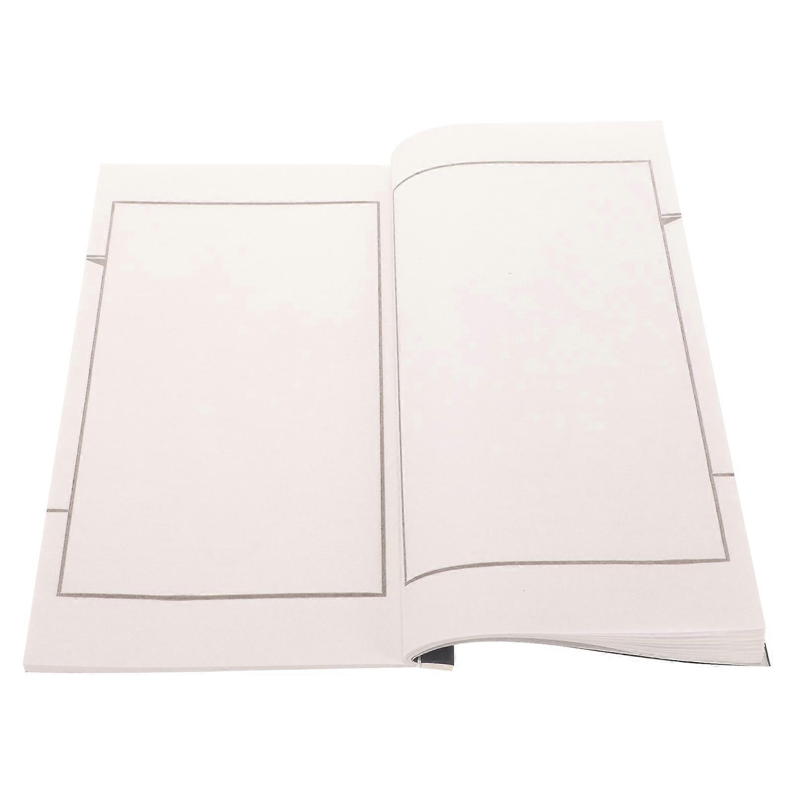 Chinese Calligraphy Xuan Paper Writing Practice Book For Calligraphy Enthusiasts White Rectangular 1Set