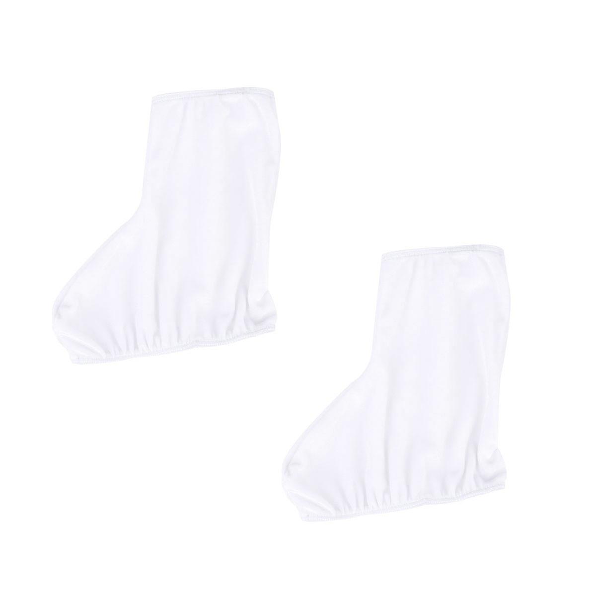 Anti-scratch Skate Shoe Protector Hockey Skates Elastic Covers White L Size Rust Prevention 1 Pair