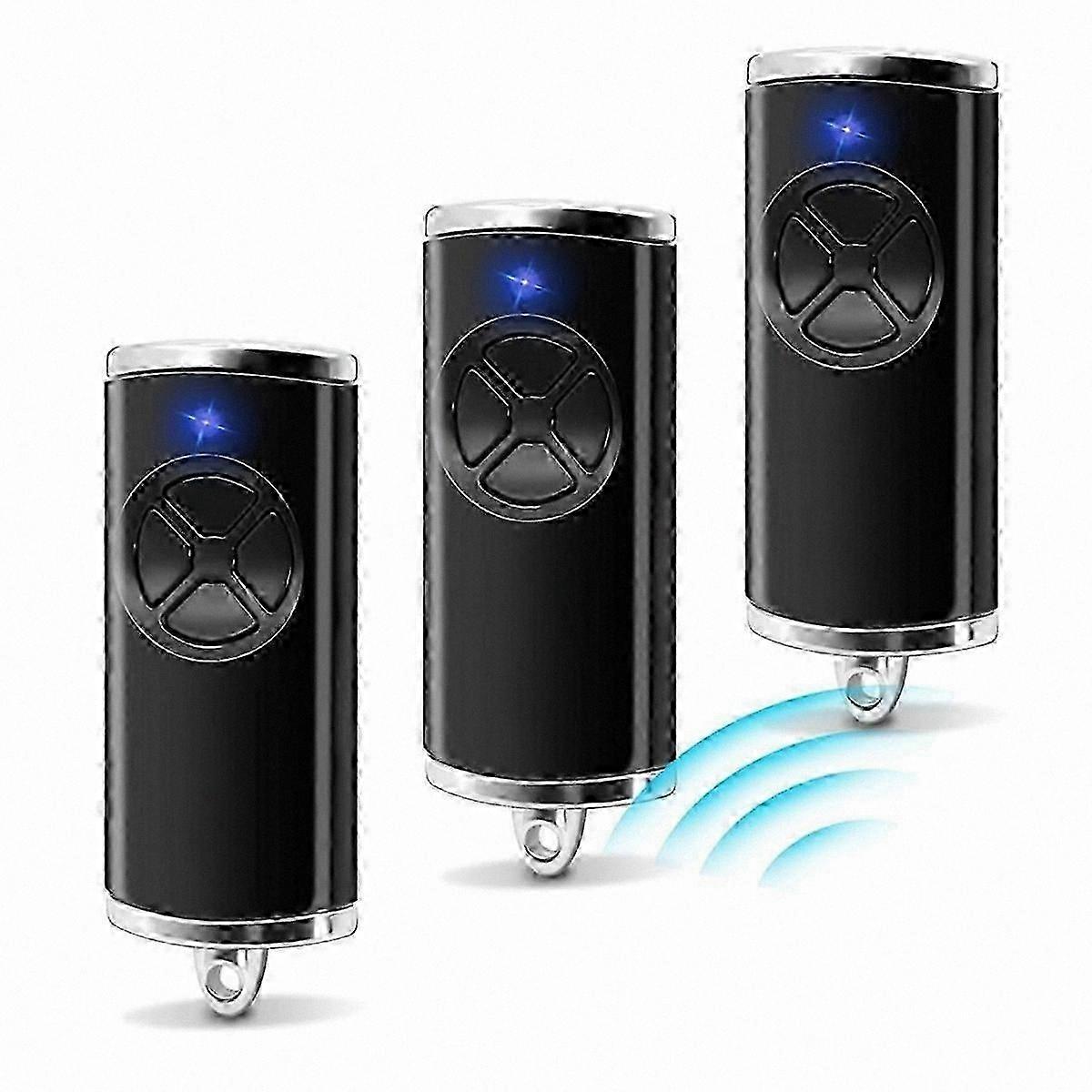 3-Pack 868MHz Wireless Garage Door Remote Control for Compatible Systems