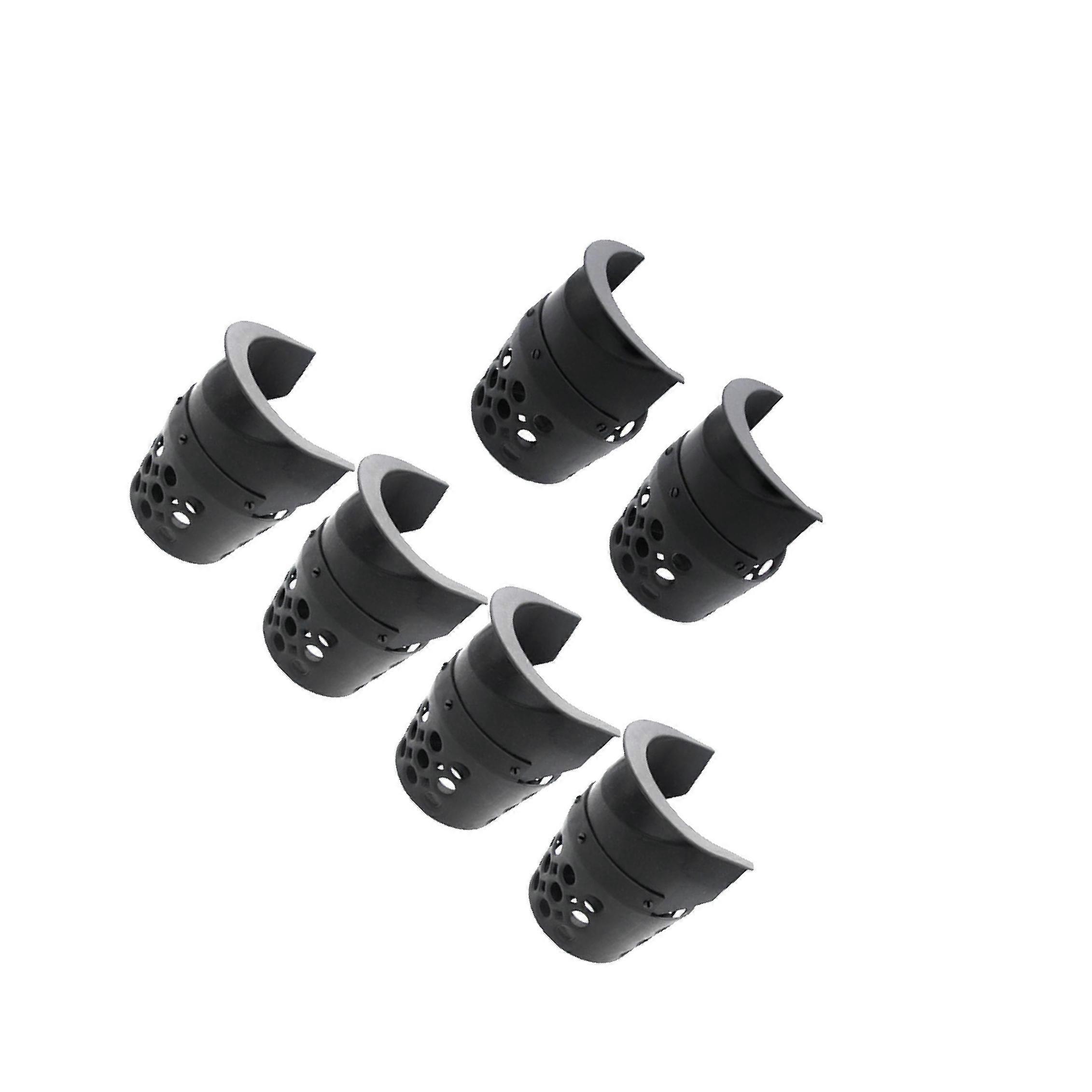 6Pcs Billiard Pool Table Pockets Black Baskets Billiard Ball Storage Pockets