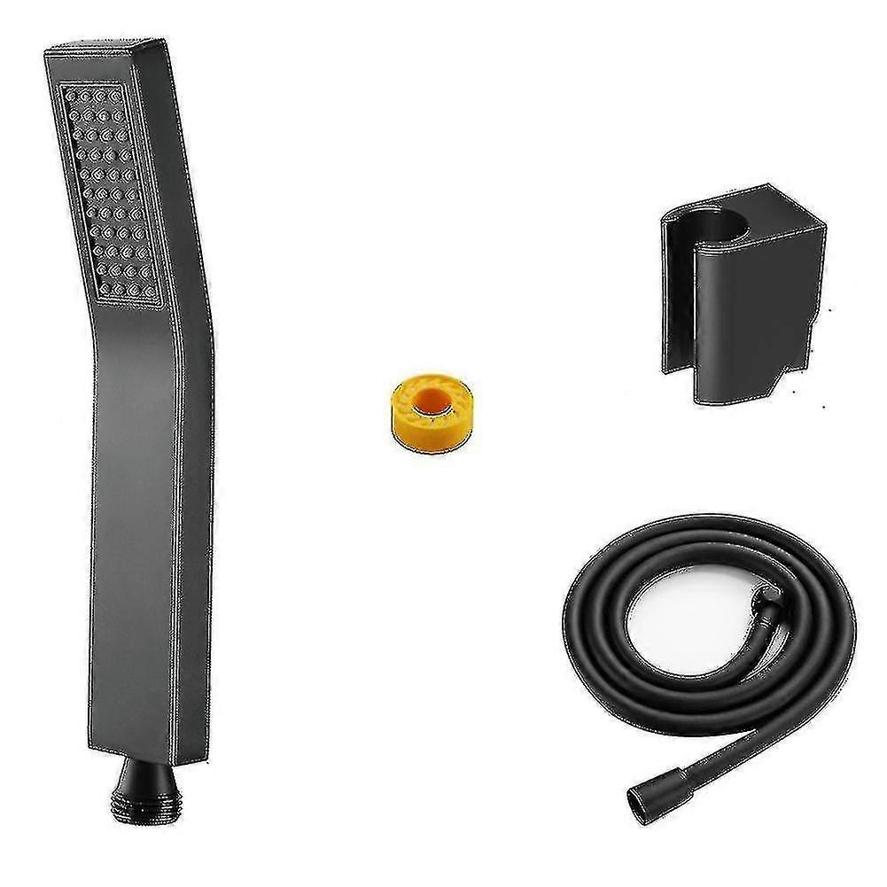 Hand Shower Set Wall Mounted Handheld Brass Shower Head Abs, B
