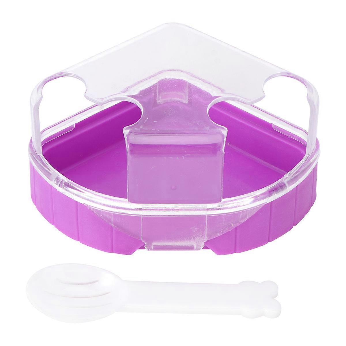 Hamster Cage Plastic Bathroom Double Door for 3Pcs Small Animals