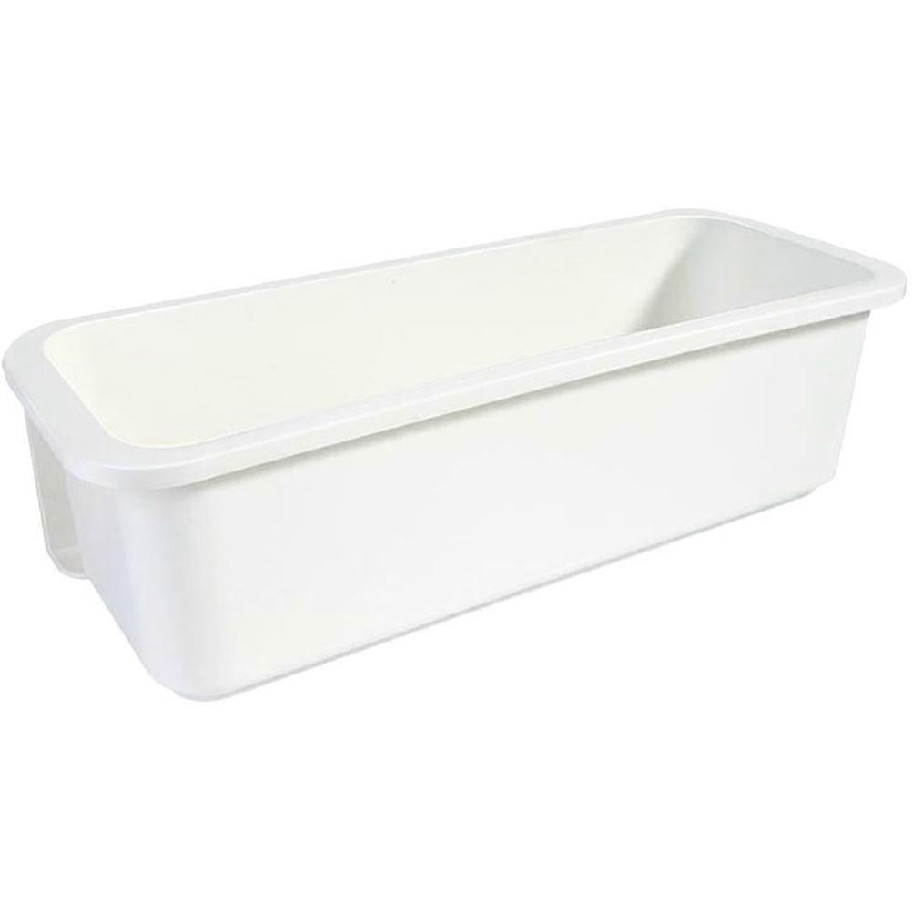 White Wall Mount Storage Organizer for Storage Use with 1 Self-Adhesive Holder