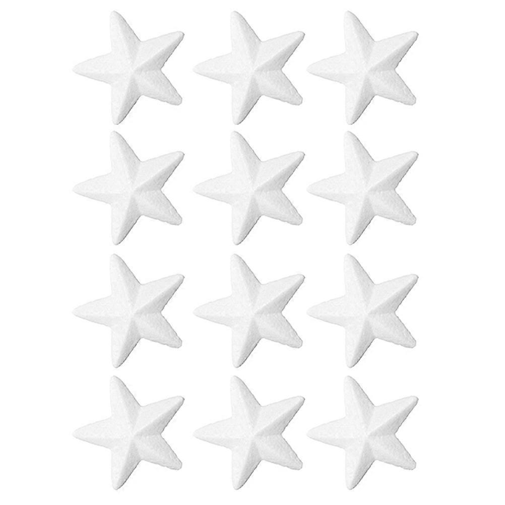 12 Pcs Handcrafted Star Decorations For All Ages Christmas Parties DIY Project 12cm