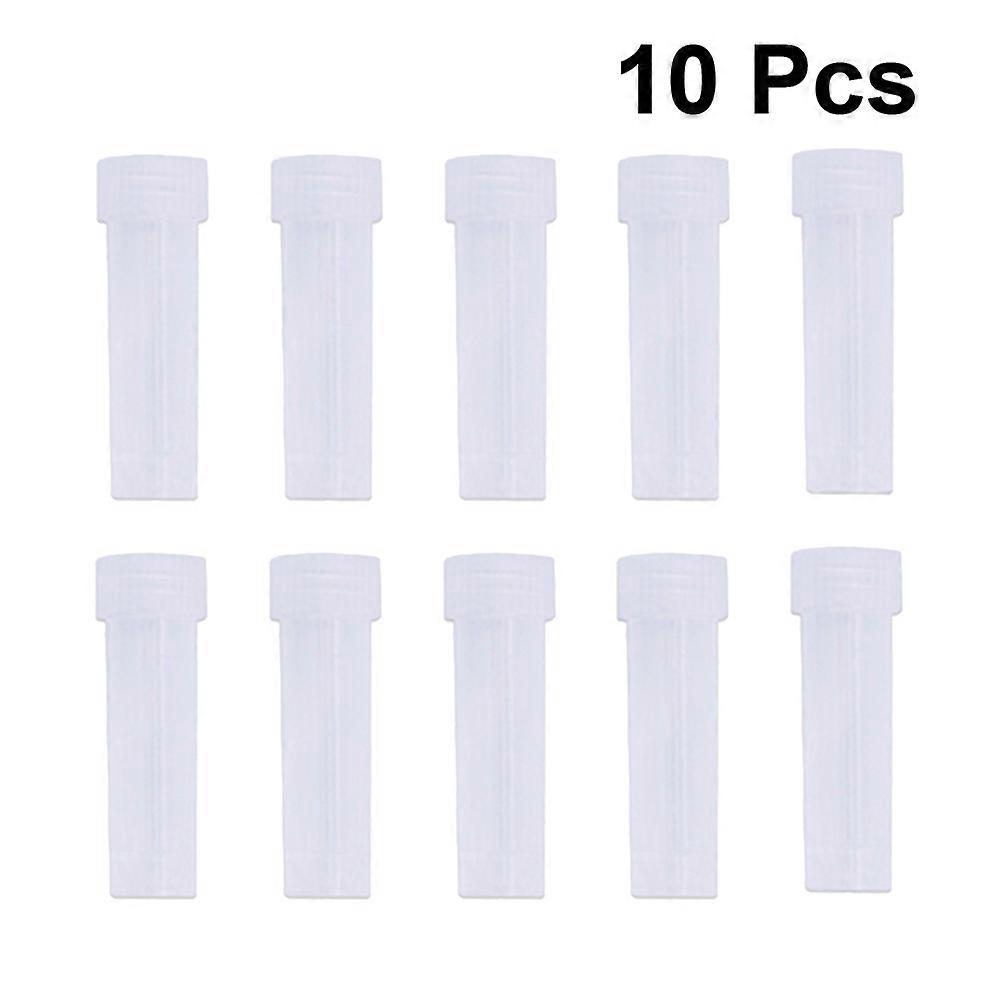 10Pcs Needle Organizer Plastic Bottle for Needles Storage Transparent