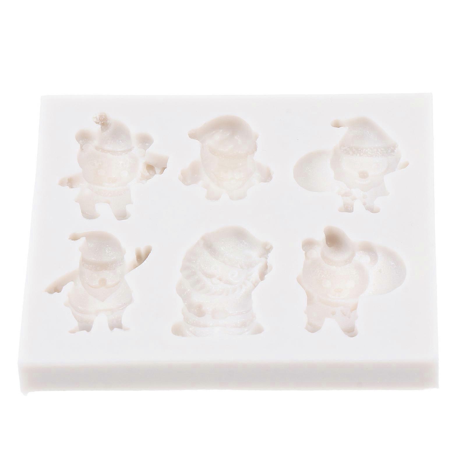 Fondant Mold Christmas Baking Mold for 3Pcs Silicone Cake Baking Tool