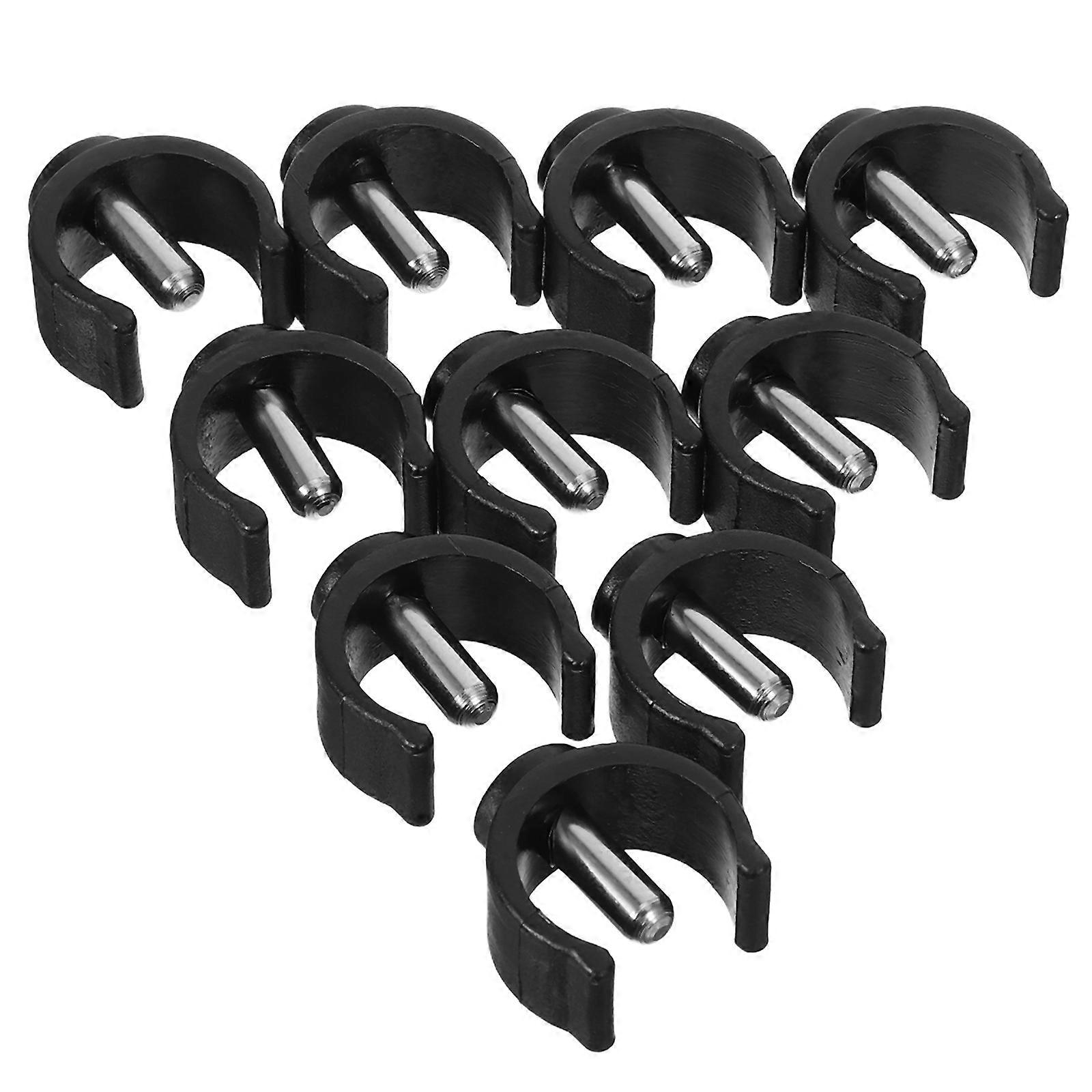 Easy Install Walker Cane Accessories C-Shape Buckle Pin Locks 10Pcs
