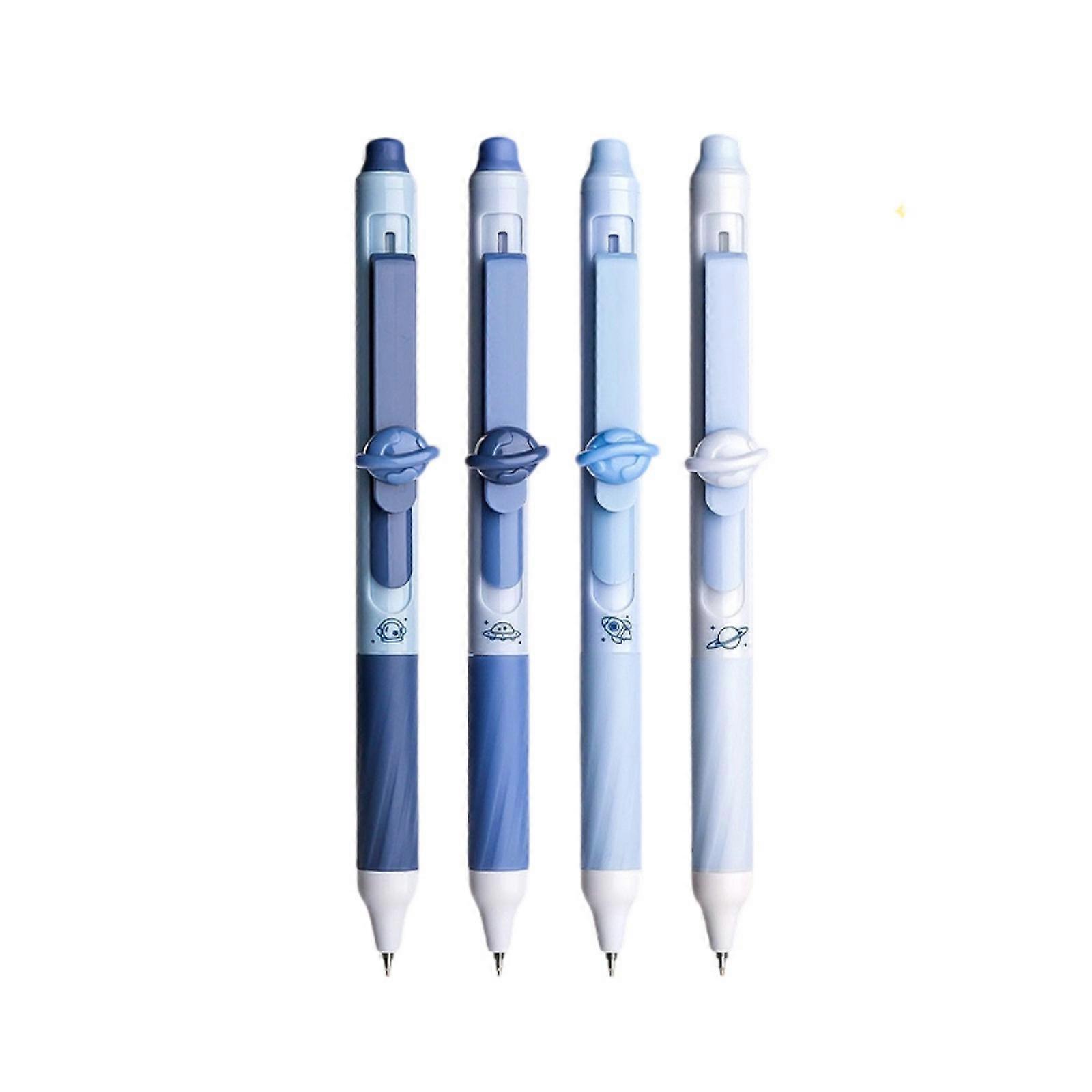 Press type erasable pen, neutral pen  Blue