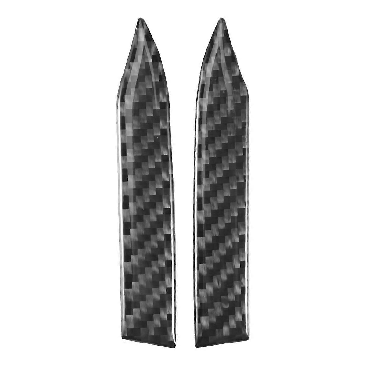 2 Pieces Anti-Scratch Trim Sticker,Carbon Fiber Rearview Mirror Protector Anti-Rub Strip Sticker Ant