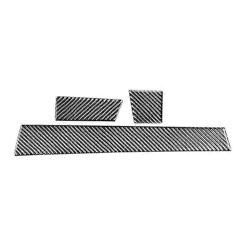 Couvercle décoratif passager de commande centrale en fibre de carbone souple