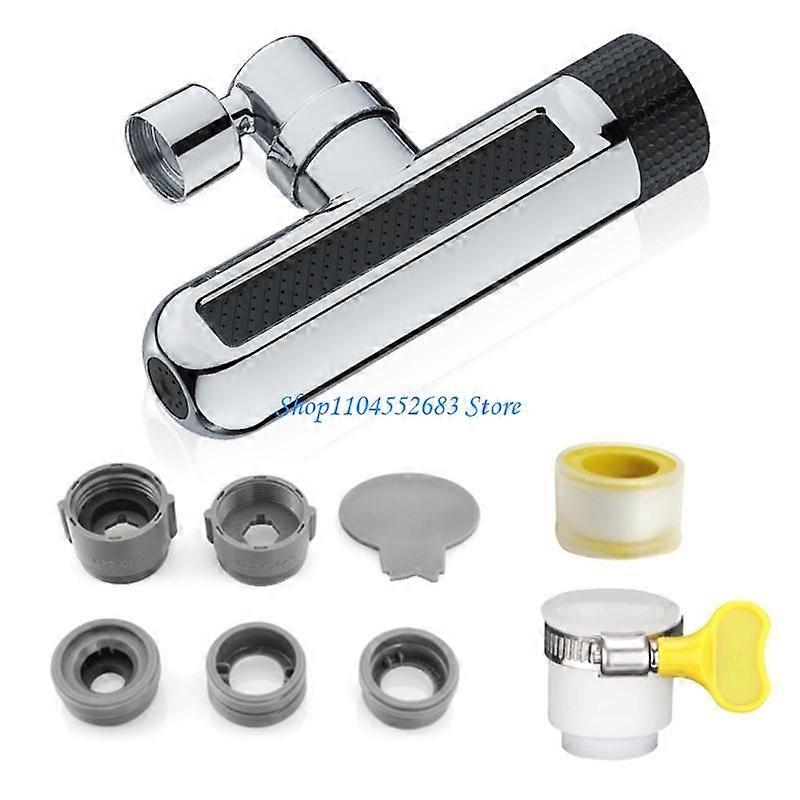 Y6GD 6 Function Kitchen Faucet Extender 720 Degree Rotating Faucet Extender