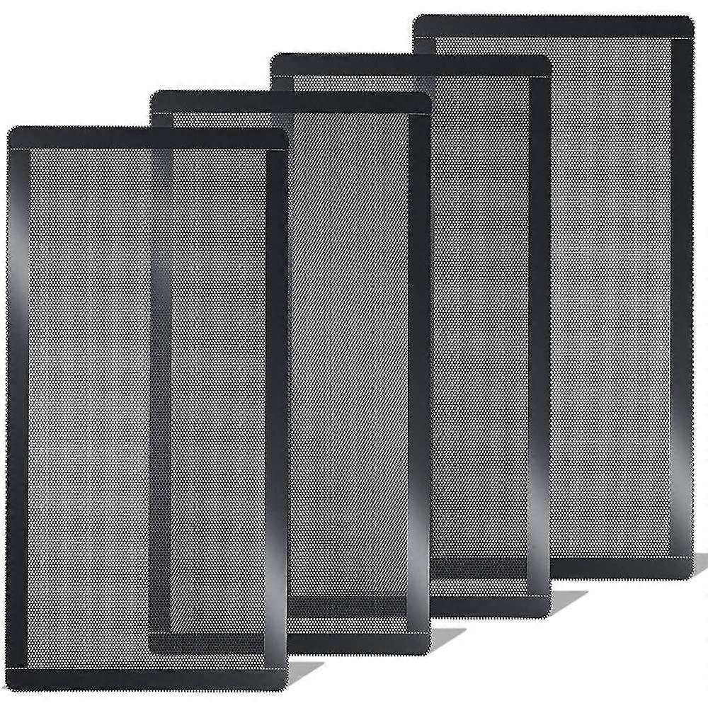 120X240mm Dust Filter for Computer Cooler Fan,Magnetic Frame Dust Filter,Dustproof PVC Cover Computer Fan Grills, 4 Pack