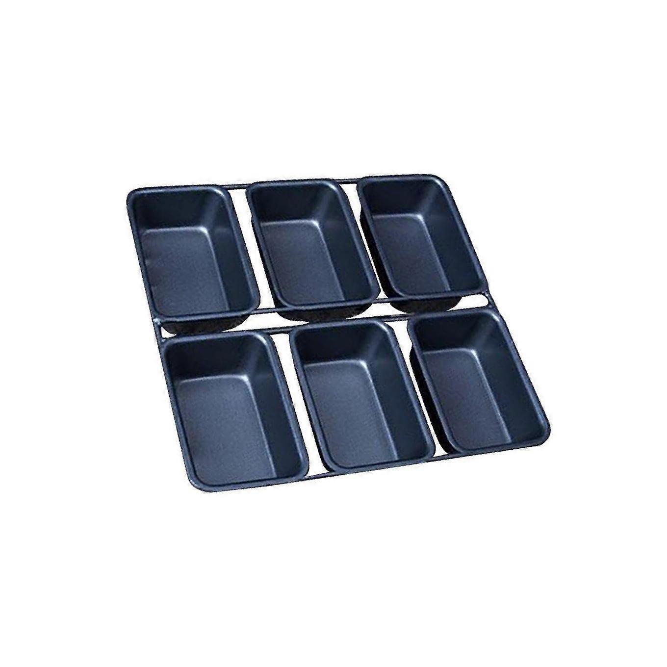 6 Cups Mini Loaf Pan Non Stick Pan Bakeware Mini Desserts Bread Baking Tin