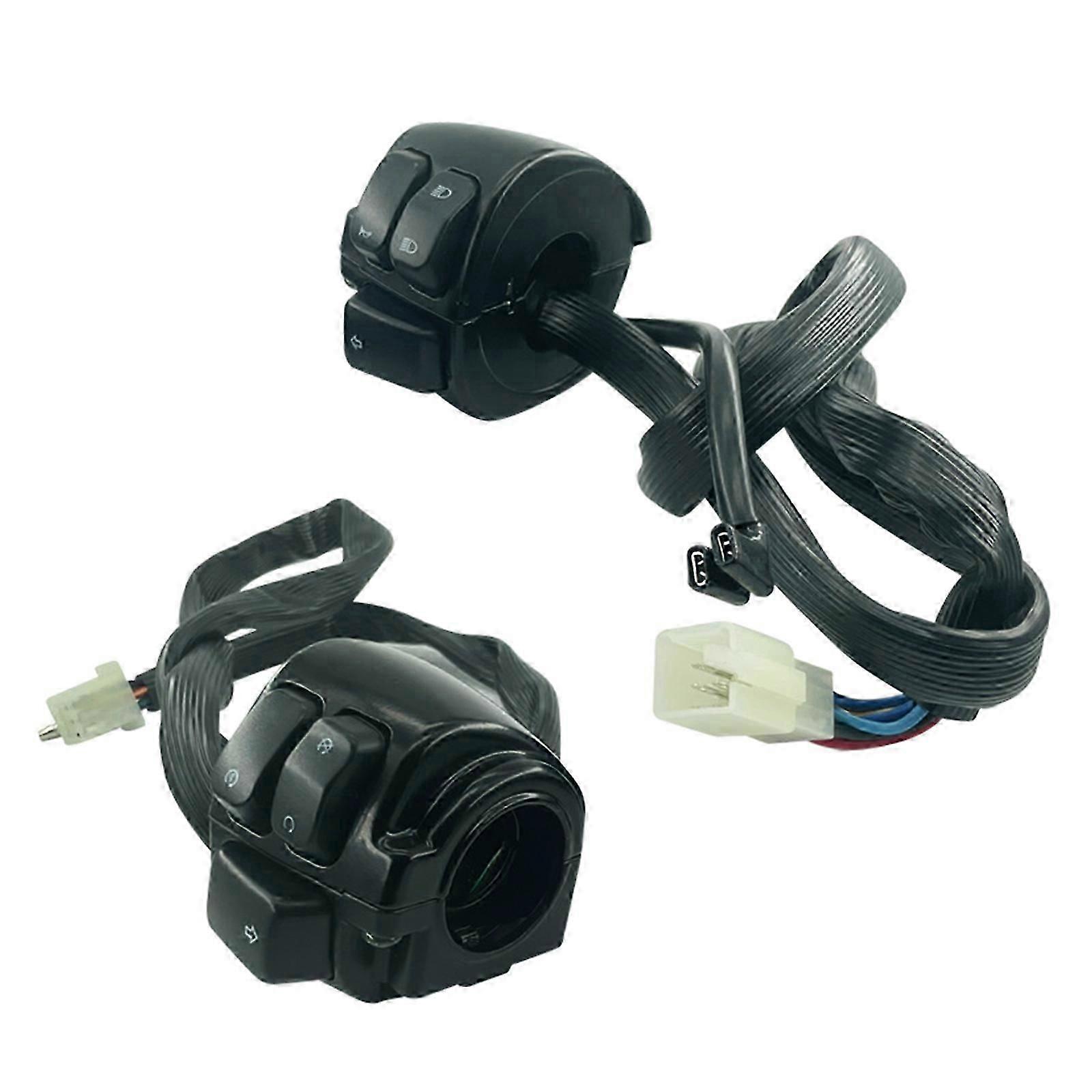 Motorcycle Dirt Pit Bike Start Horn Kill Off Stop Switch Button for XL883 25mm