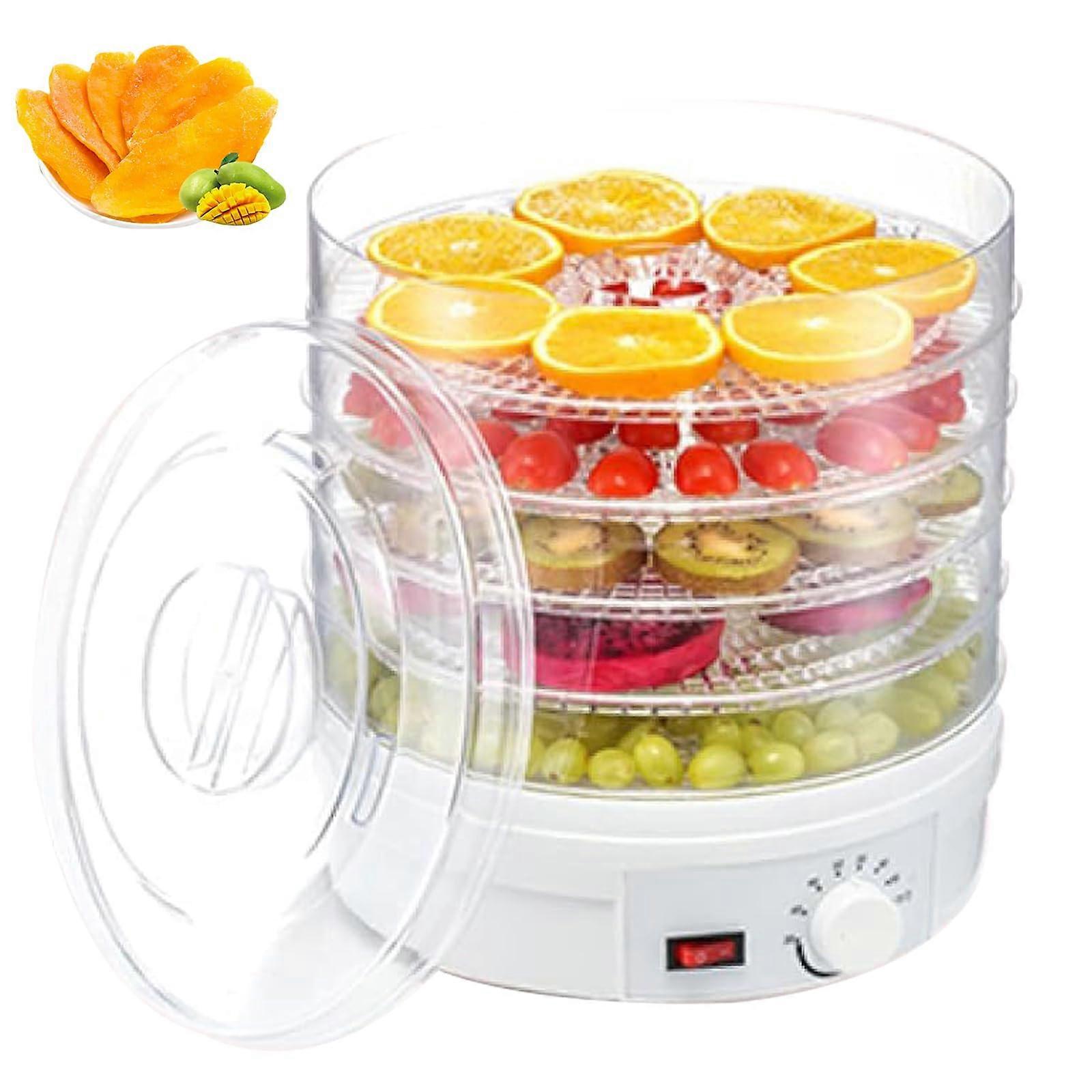 Fruit Dryer Machine With 5 Removable Trays, 3570 C, Mechanical Control, Food Dehydrator For Fruits Veggies Meat