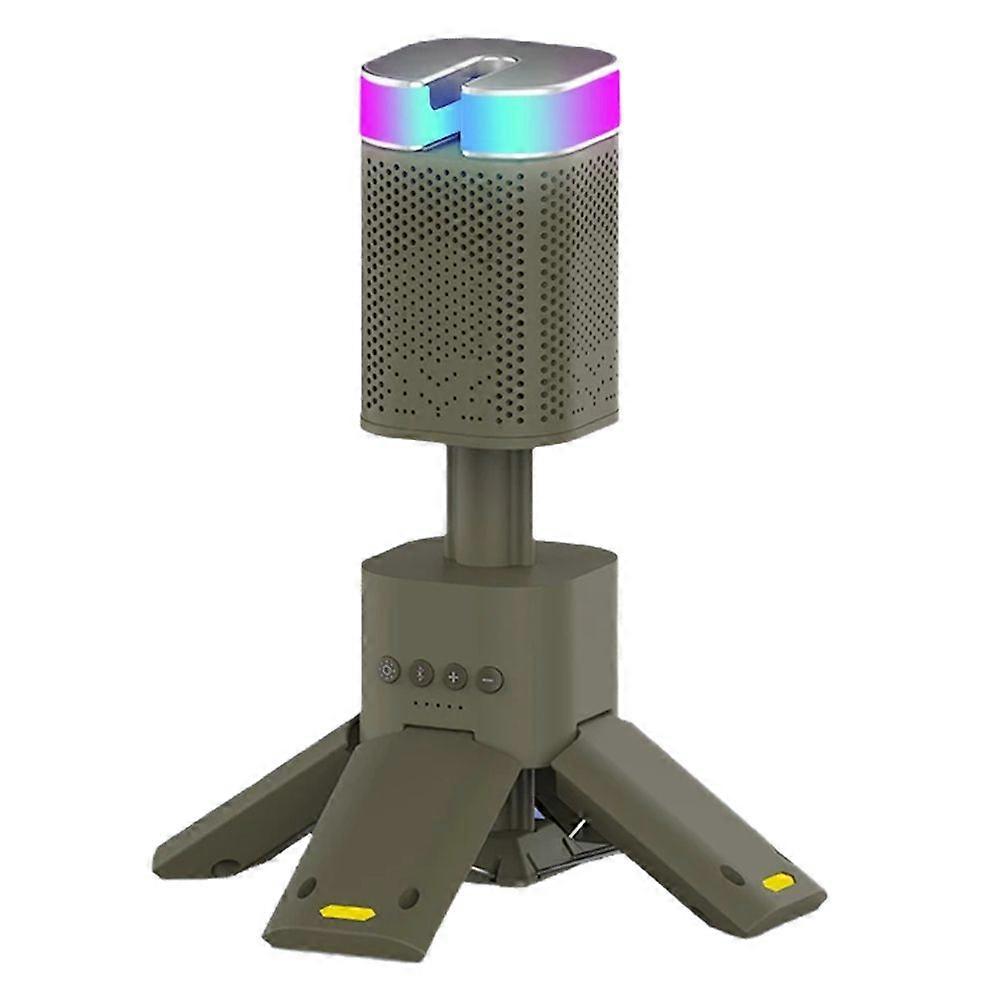 Camping Lantern 14000mAh Rechargeable Telescopic Lighting Magnetic Stand with Speaker,Waterproof Outdoor LED Flashlight