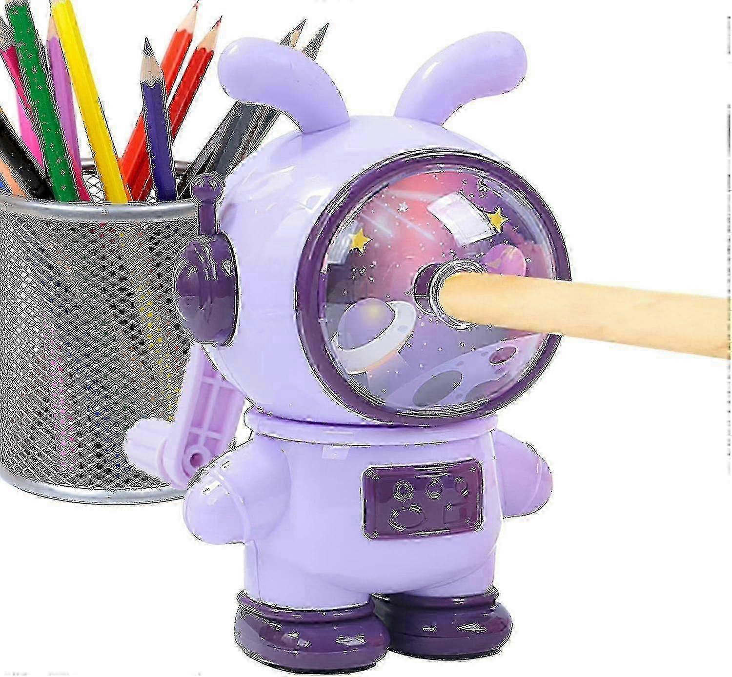 Manual Pencil Sharpener, Space Rabbit Shaping Pencil Sharpener, Art Pencil Sharpener, Classroom Pencil Sharpener For Student Gifts