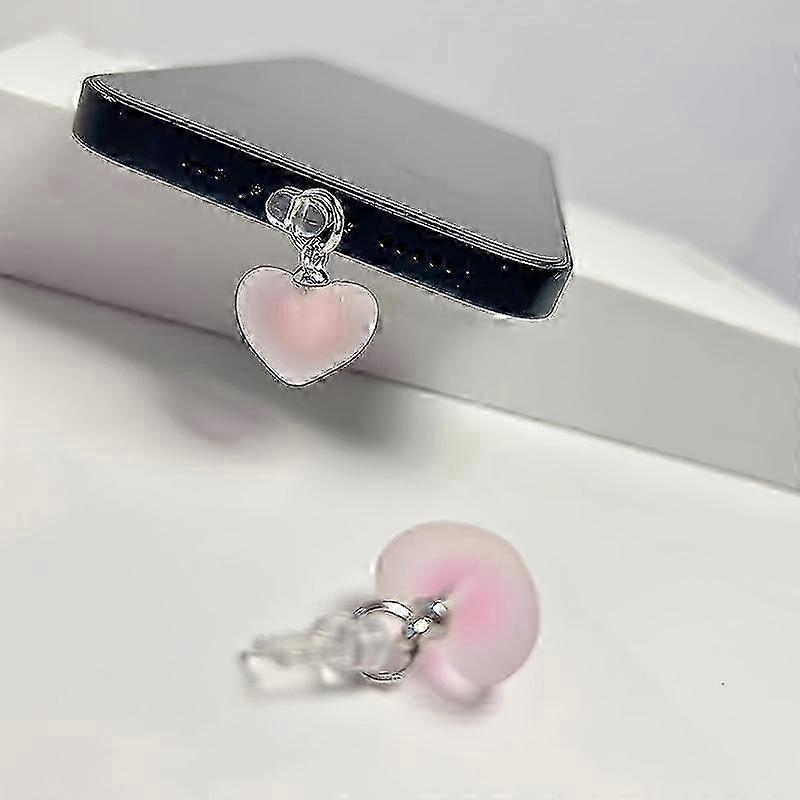 Resin Plush Cat Phone Dust Plug Pendant Soft Rubber Dustproof Plugs For Type-C Universal Phone Accessories miao7