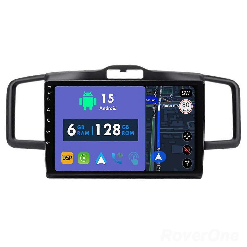 Car Radio 6G+128G CarPlay GPS Navigation Head Unit for Honda Freed 1 2008 - 2016 Android Auto Bluetooth Stereo Touch Screen