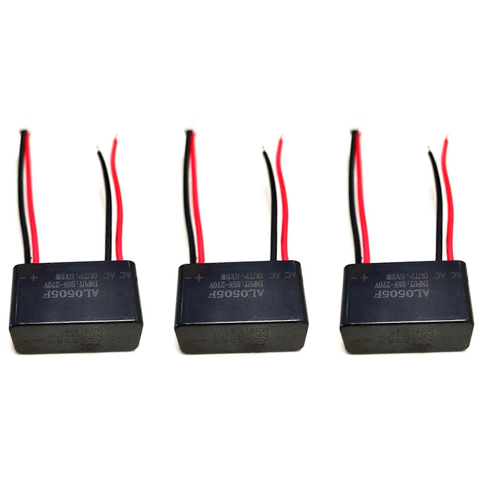 3X AC 220V to DC 5V/1A Mini Transformer 5W Waterproof Epoxy Potting Light Power Supply Isolation Switch Module Driver