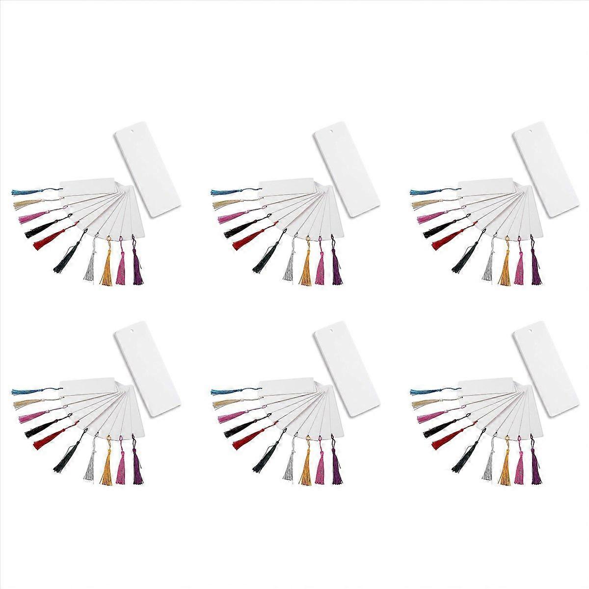 48 Pcs Paper Bookmarks Blank Cardstock Book Marks