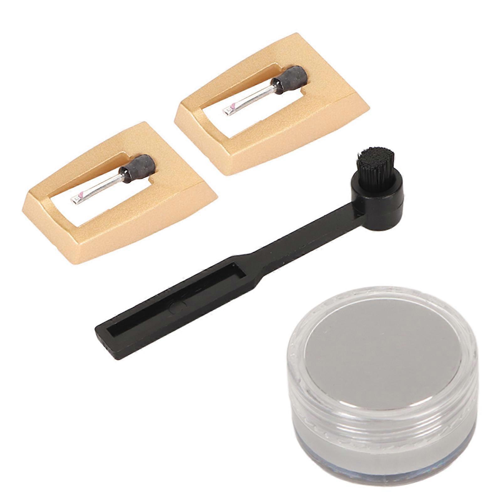 Turntable Replacement Needle 4 in 1 Record Player Needle Cleaner Kit for Victrola for Crosley for ION for Jenson for Boytone for York Yorx