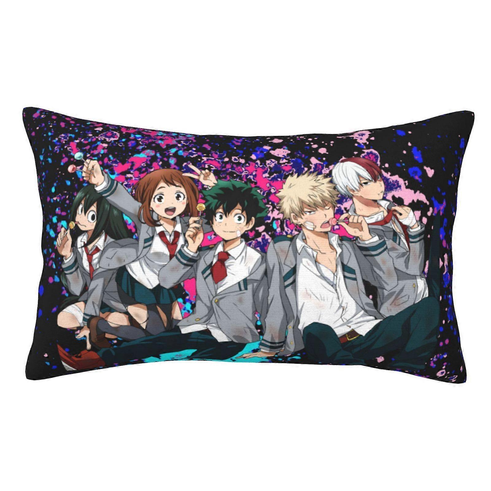 t984 My Hero Academia fronha almofada capas de almofada com zíper oculto fronha decoração para cama dormitório sofá sofá carro cBZT984