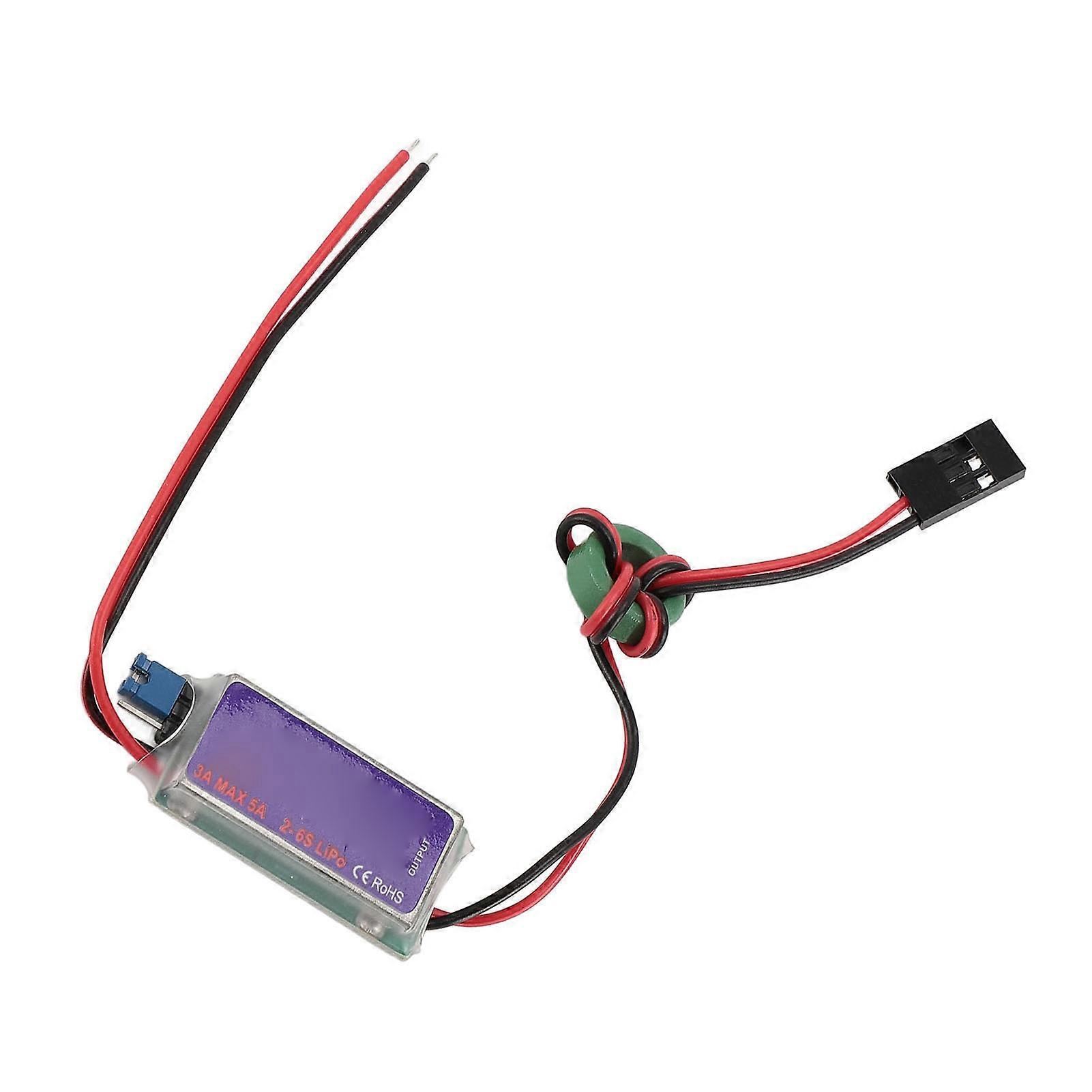 UBEC Voltage Regulator Module 5.5-26V Input Anti Interference BEC Switching Board for RC Airplane 