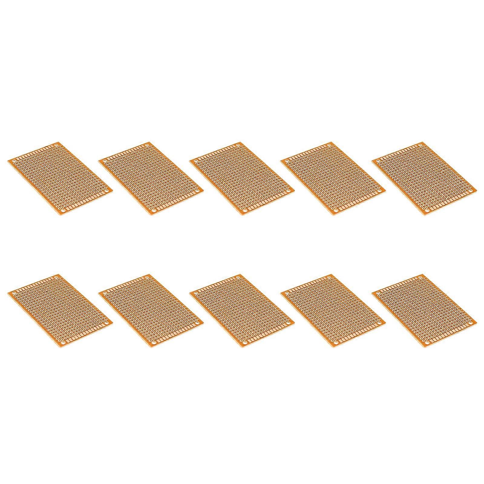 10Pieces 5x7cm Protoboard Breadboard Phenolic Circuit Boards Offering Flexibility For DIY Electronic Component Layouts Multicolor