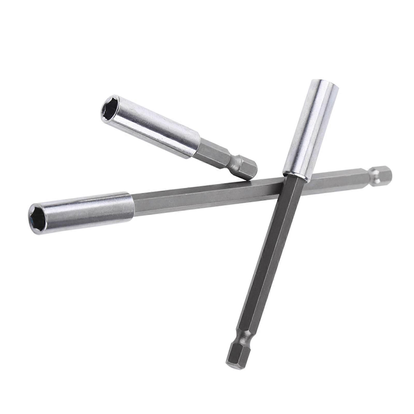 3pcs Electrical Drill Screwdriver Extension Bar Magnetic Bit Holder 1/4" Shank Tool