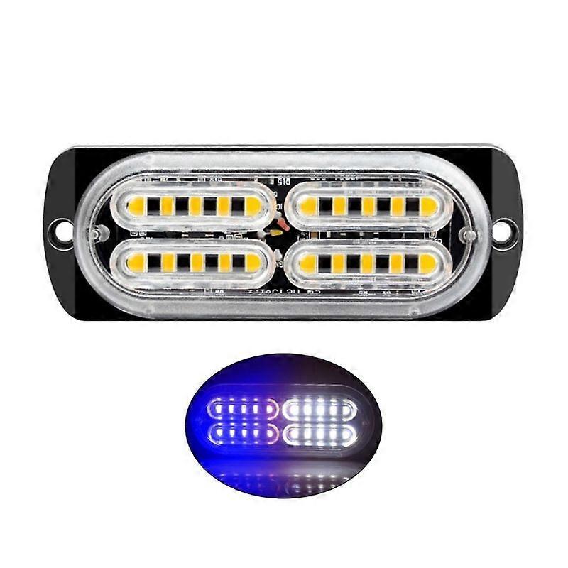 20 Led Auto Strobo Spia 12V 24V Lampeggiante Auto Camion Strobo Faro Lampada