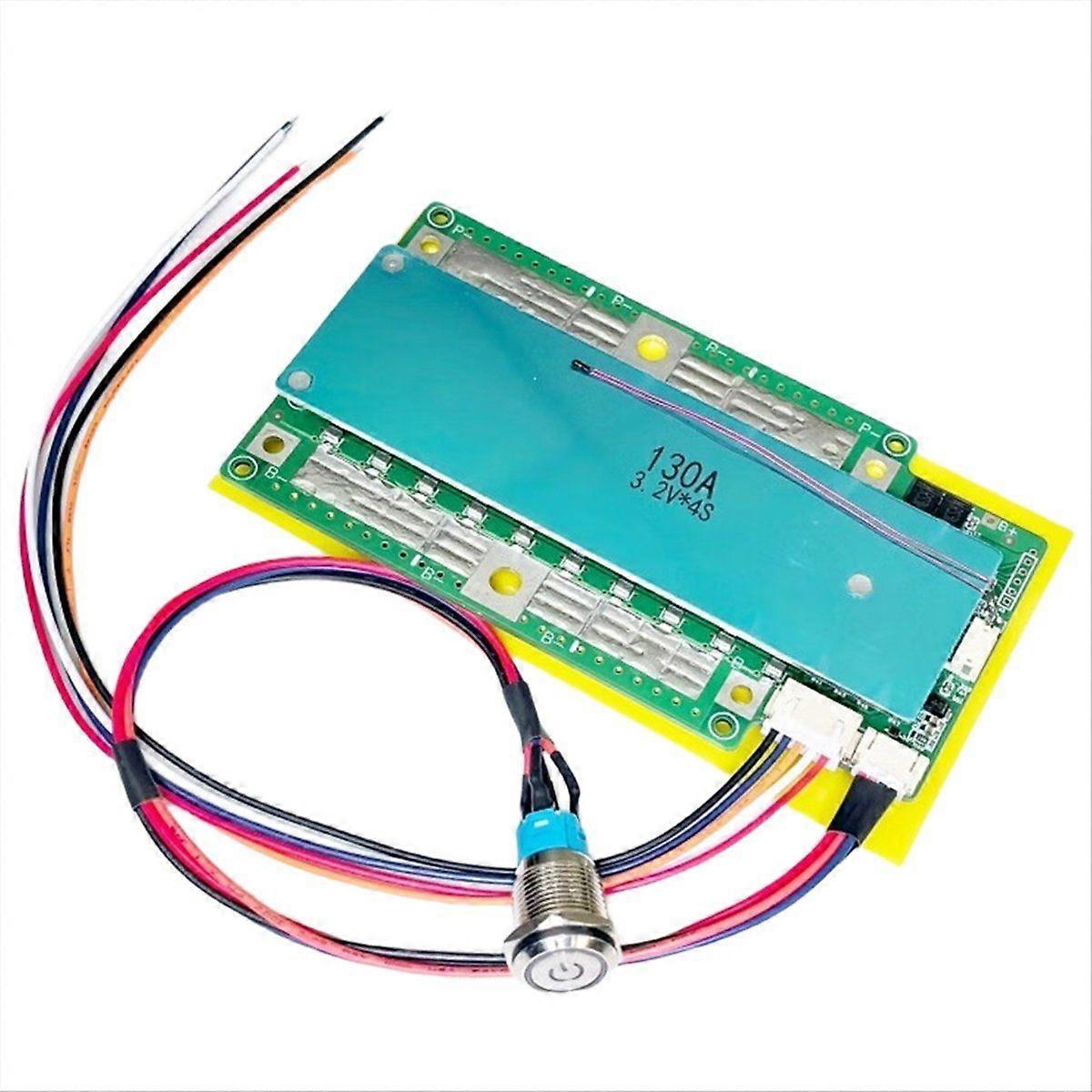 LFP Lifepo4 Battery Protection Board with Switch 4S 12.8V Car RV Inverter Charge Discharge Current