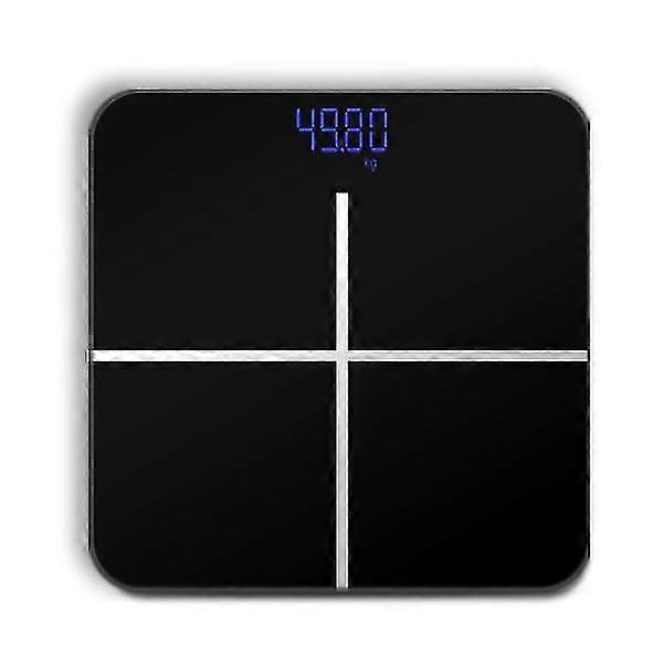 Bathroom Body  Scale LCD USB Charging(Black)* @BUGU