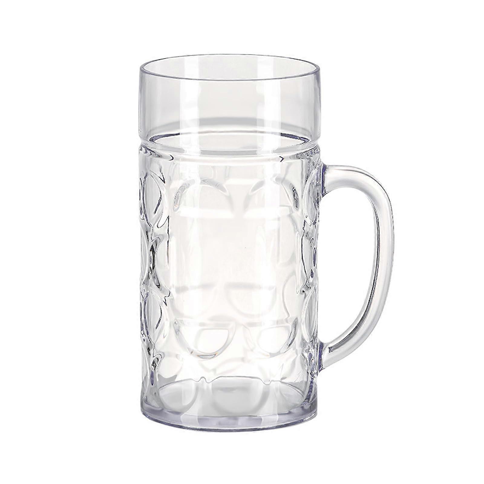 Styles Dimpled Beer Glasses Freezer Safe Beer Glasses Wide Handle Delicate Dimpled Mugs For Parties
