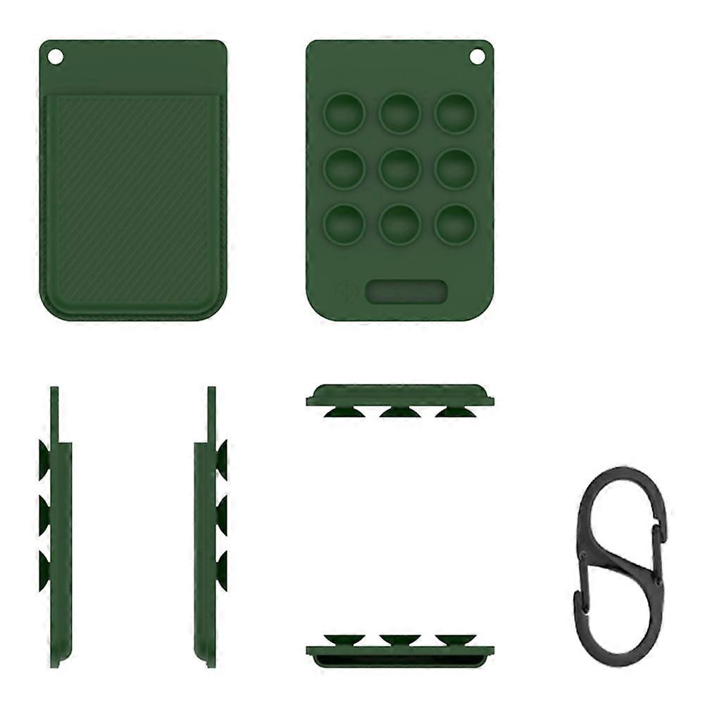 Silicone Protective Case for PLAUD Note AI Voice Recorder, Shockproof Full Cover with Carabiner, Compatible with PLAUD Note